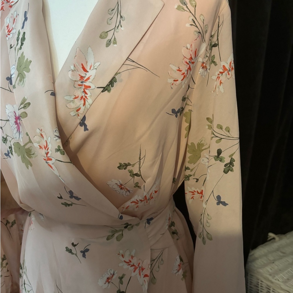 RACHEL Rachel Roy Pink Floral Wrap Dress - Picture 4 of 6